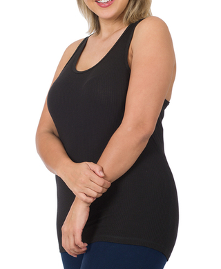 Ribbed Racerback Tank Top