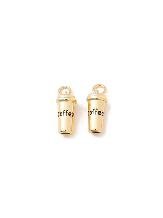 Gold Cup of Ambition Coffee Charm