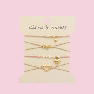 Boho 2-in-1 Hair Tie & Bracelet Set
