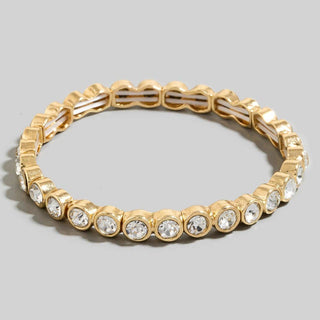 Glass Tennis Chain Bracelet
