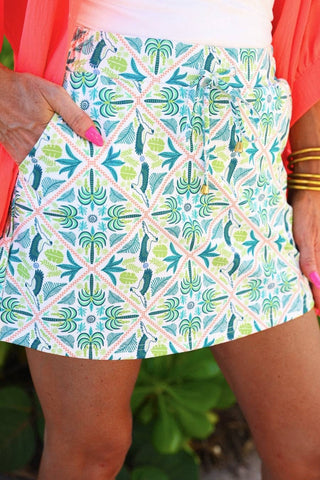 Palm Haven Skort