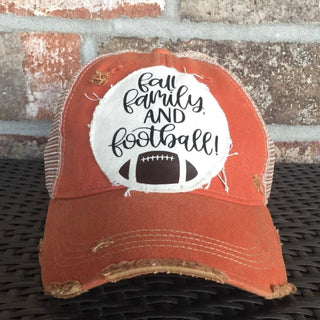 Fall Family & Football Hat