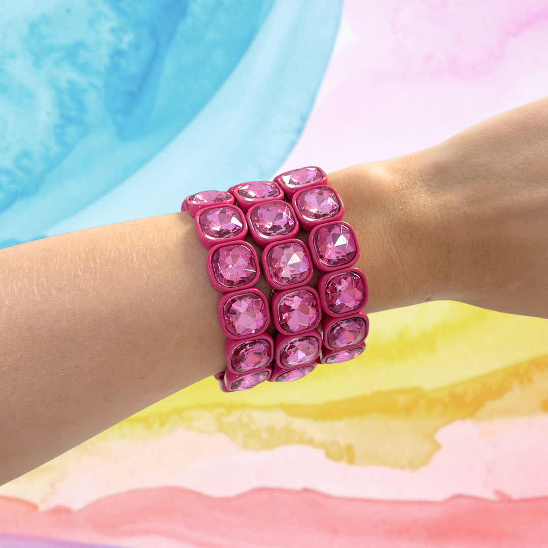 Dark Pink Frankie Bracelet