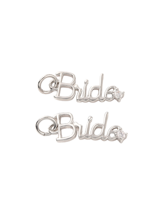 Silver "Bride" Charm