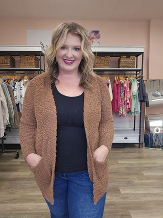Popcorn Sweater Cardigan