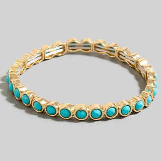 Glass Tennis Chain Bracelet