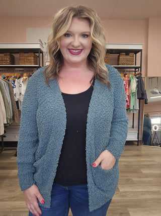 Popcorn Sweater Cardigan