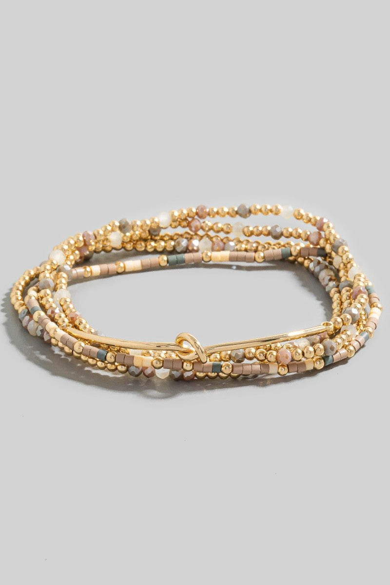 Mixed Mini Beaded Bracelet