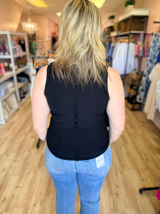 Raw Edge Tank Top