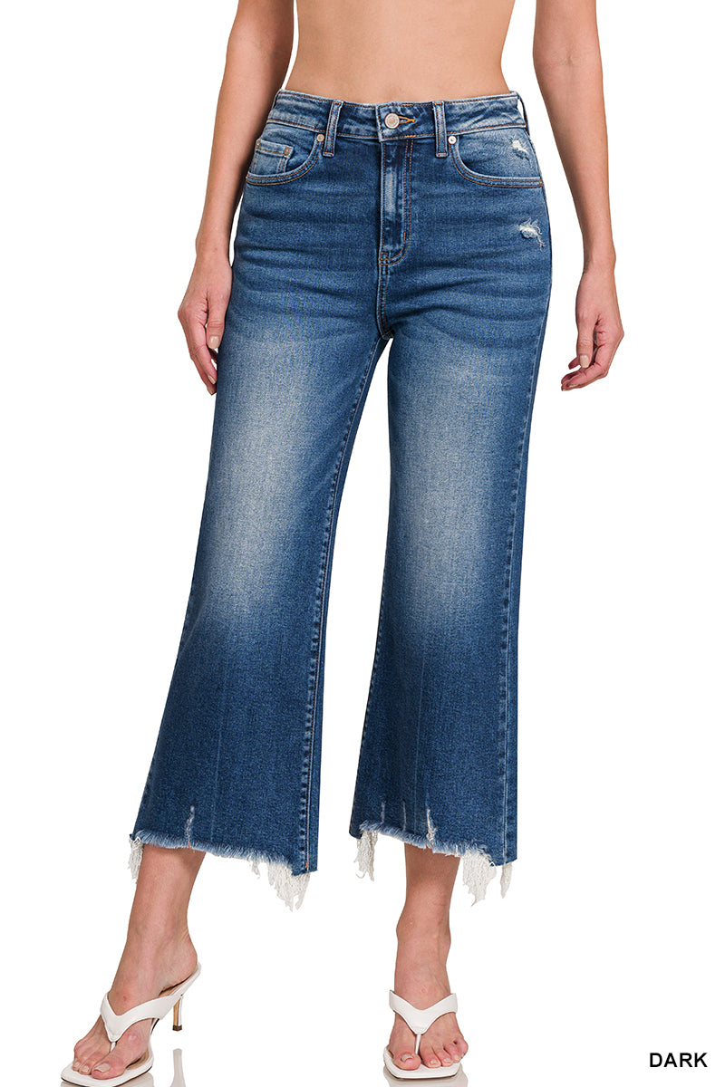 Mid Rise Straight Denim