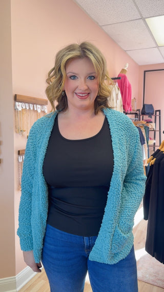 Popcorn Sweater Cardigan