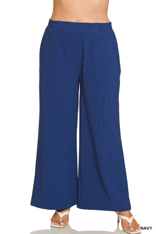 Ribbed Round Neck Set