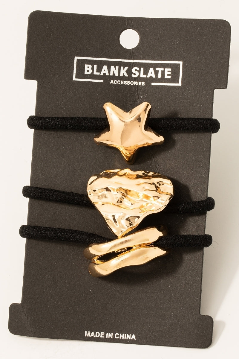 Gold Hair Ties