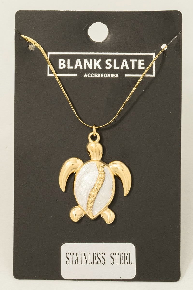 Turtle Pendant Necklace