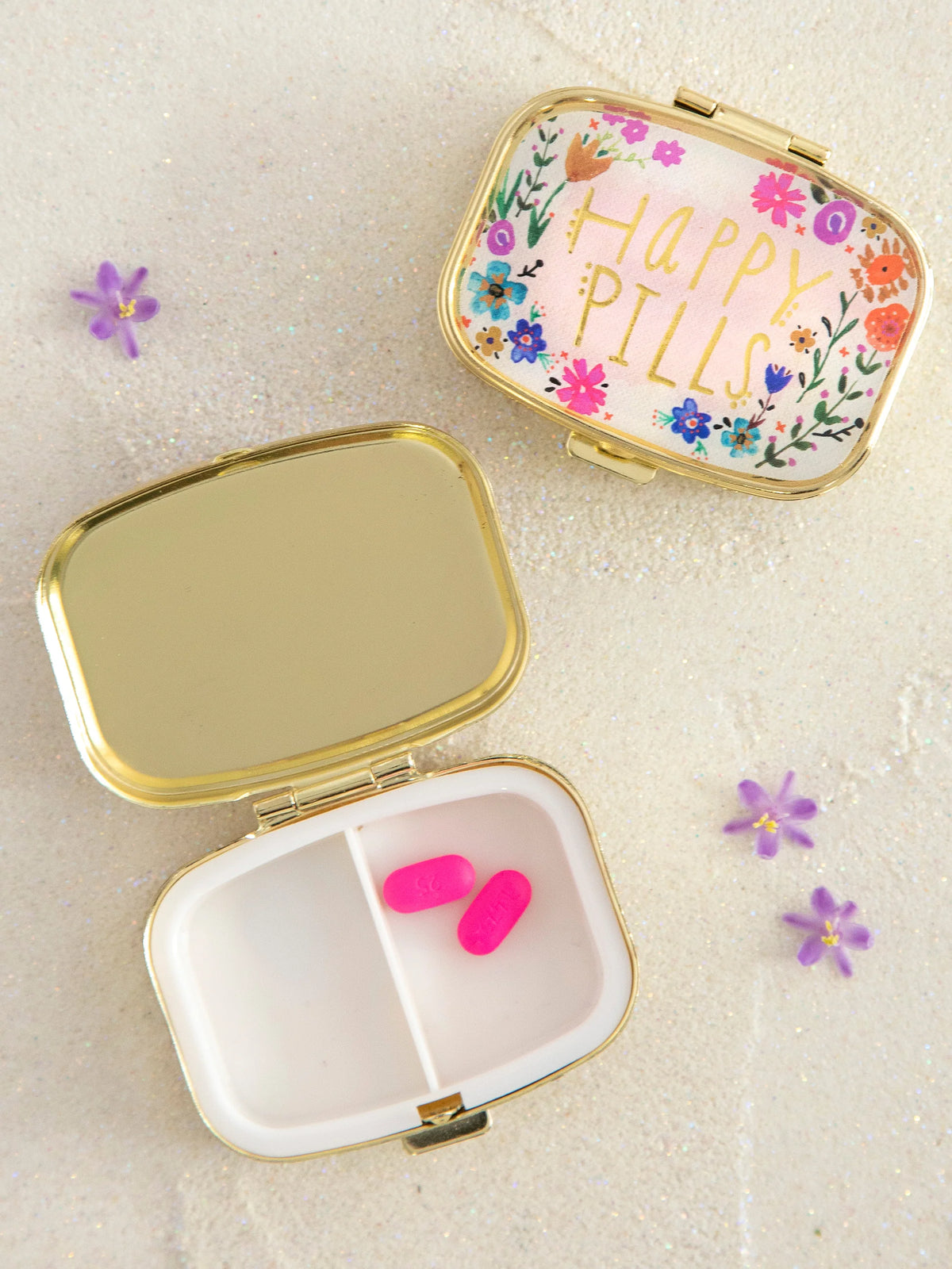 Pill Box Holder | "Happy Pills"