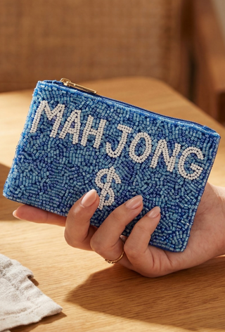 Mahjong Money Beaded Coin Purse