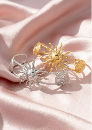 Celestial Sun Cuff Bracelet