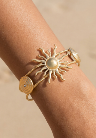 Celestial Sun Cuff Bracelet