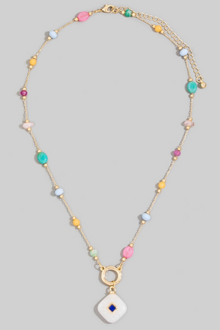 Stone Pendant Necklace