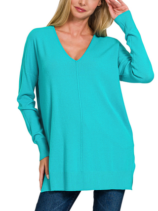 Viscose Front Seam Sweater
