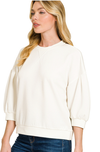 Scuba Dolman Sleeve Top