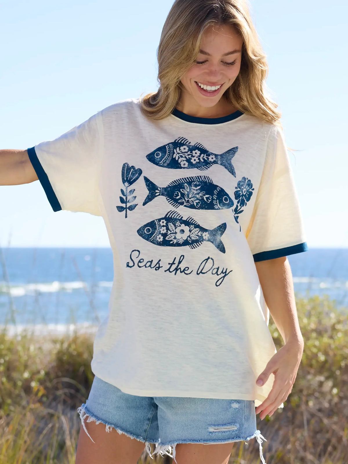 "Seas The Day" Top