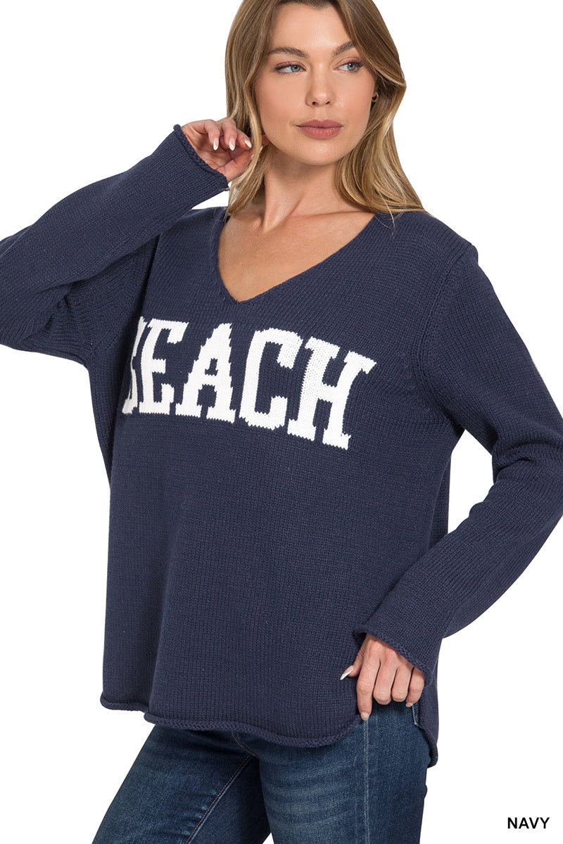 "Beach" Sweater