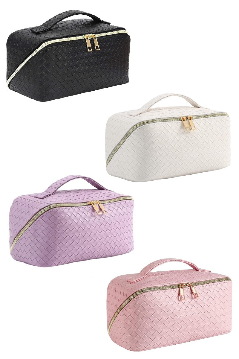 Woven Cosmetic Makeup Bag
