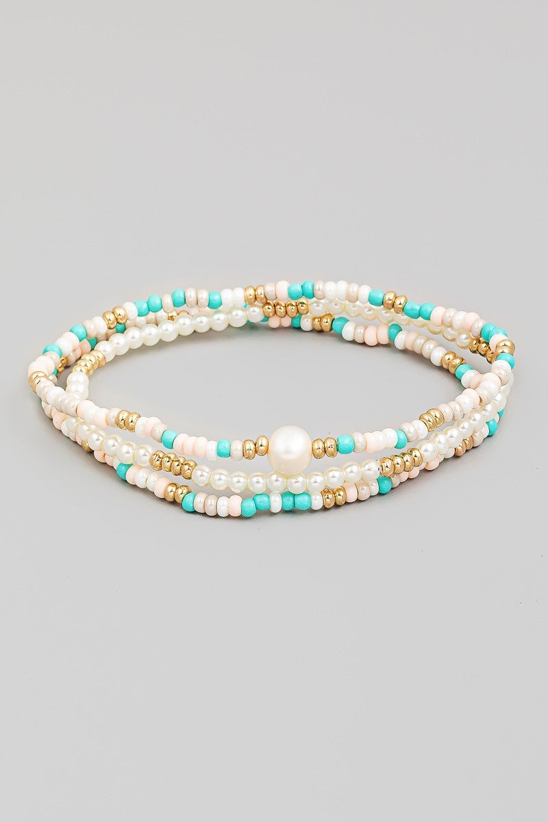 Beaded Stretch Stackable Bracelets