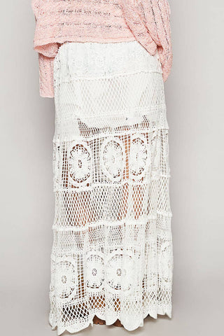 Crochet Long Flare Skirt