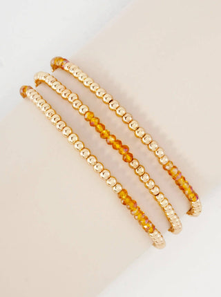 Glass Beads Stretch Bracelet