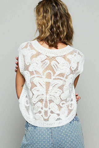 Solid Crochet Top