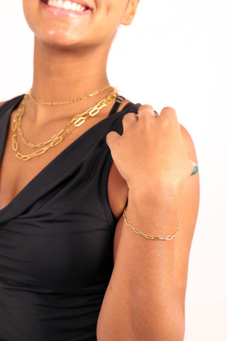 Paperclip Chain Bracelet