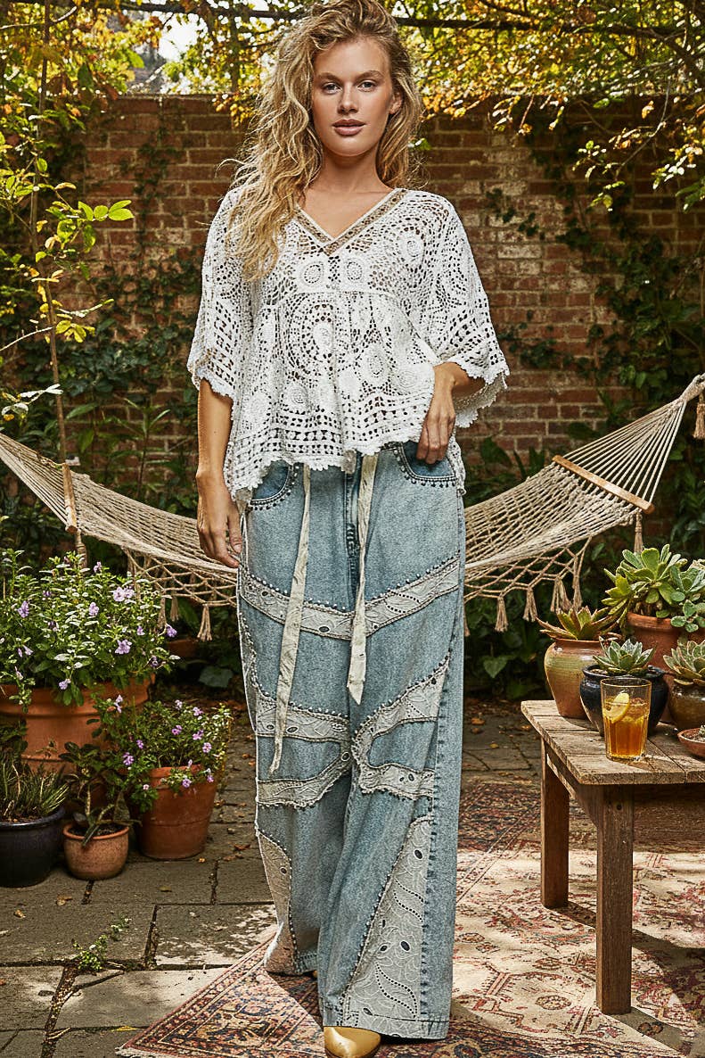 Crochet Pattern Flared Top