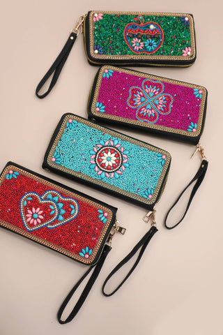 Seed Bead Wallet