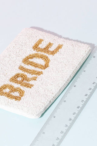Bride Beaded Coin Purse