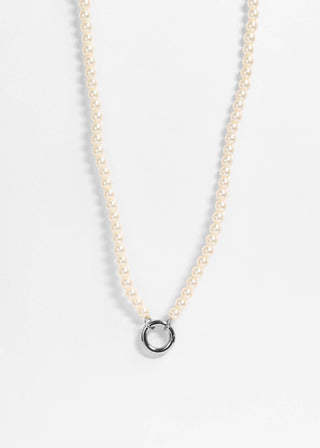 Pearl Charm Keeper Necklace