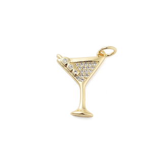 Gold Martini Glass