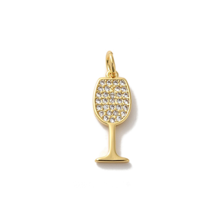 Gold Wine Glass