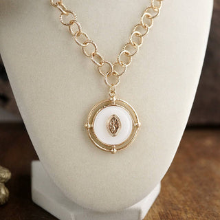 Harbor Light Medallion Pendant Chain Necklace