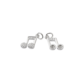 Silver Joyful Melody Charm