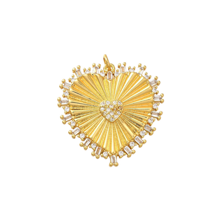 Gold Eternal Heartburst Charm