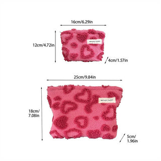 Plush Heart Pouch