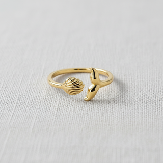 Whale Tail Adjustable Ring