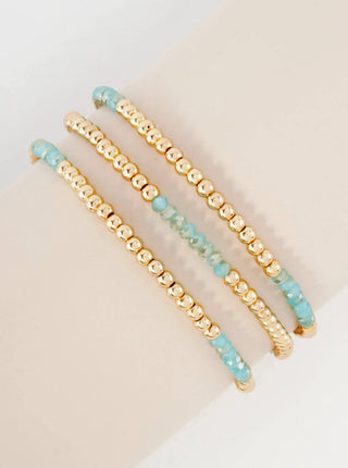 Glass Beads Stretch Bracelet