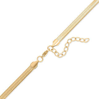 Herringbone Charm Holder Necklace