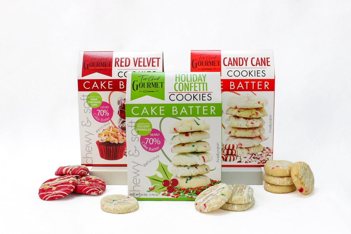 Holiday Cake Batter Cookies