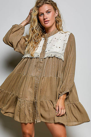 Embroidered Tunic Dress