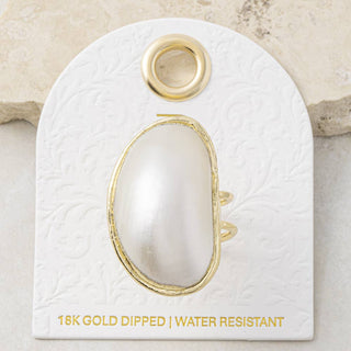 Mother Of Pearl Statement Ring