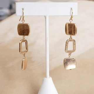 Boho Square Dangle Earrings
